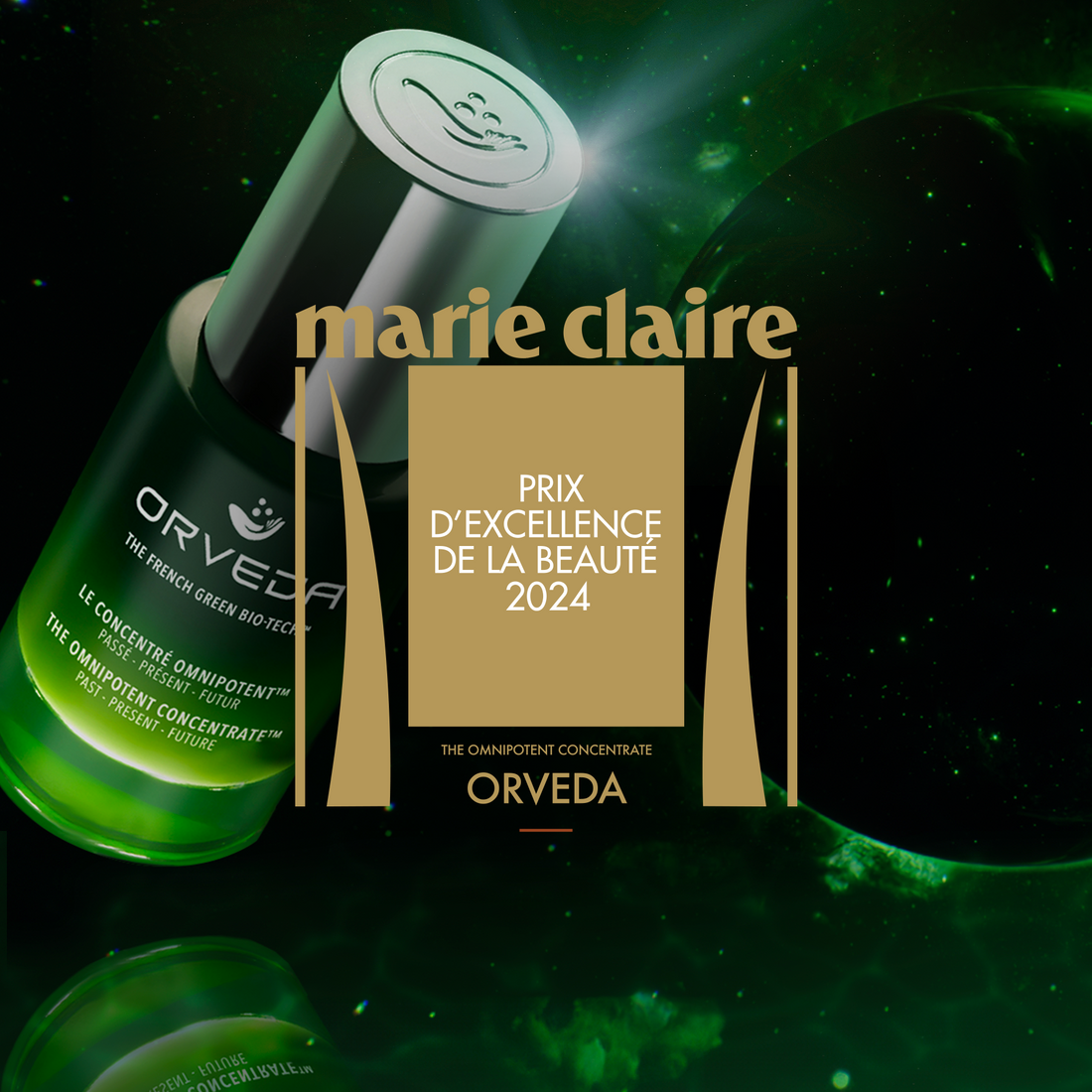 THE OMNIPOTENT CONCENTRATE HAS WON LE PRIX D'EXCELLENCE MARIE CLAIRE INTERNATIONAL 2024