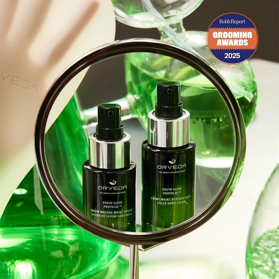 Main header image for article "Orveda’s Youth Glove Protocol™ has been awarded Best Hand Treatment by the 2025 Robb Report Grooming Awards."